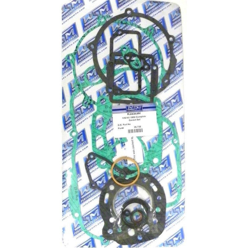 Load image into Gallery viewer, WSM Complete Gasket Kit For Kawasaki 125 KX 1988 25-735
