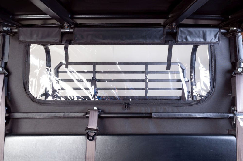 Load image into Gallery viewer, Seizmik Soft Rear Windshield &amp; Dust Panel For Kawasaki Mule Pro FX/FXT 50-04028
