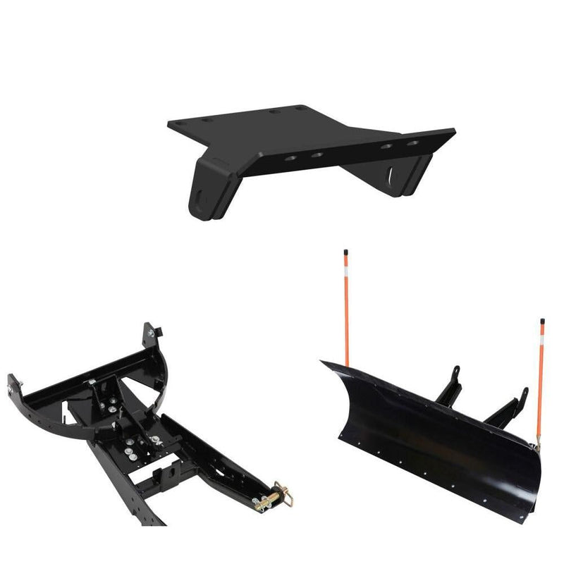 Load image into Gallery viewer, Denali Black UTV Snow Plow Kit For CF-Moto ZFORCE 1000 2018-2019
