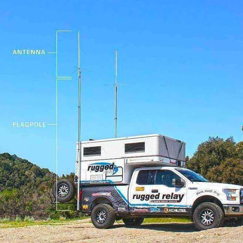 Load image into Gallery viewer, Rugged Radios UHF Fiberglass Base Camp Antenna UHF-BASE
