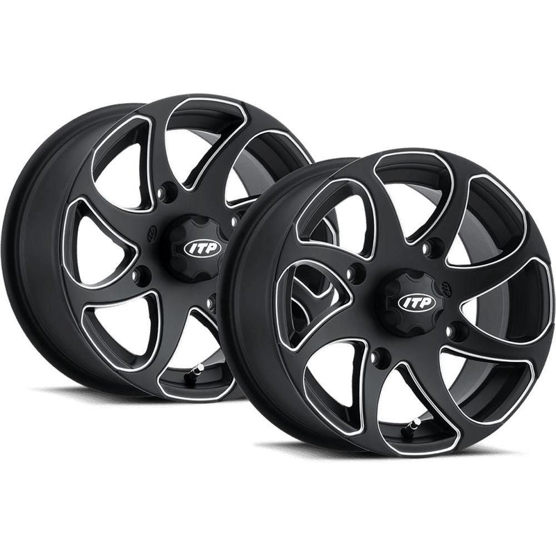 Load image into Gallery viewer, ITP Twister 14" Black Wheels And Mud Lite Tires [27x10-14]
