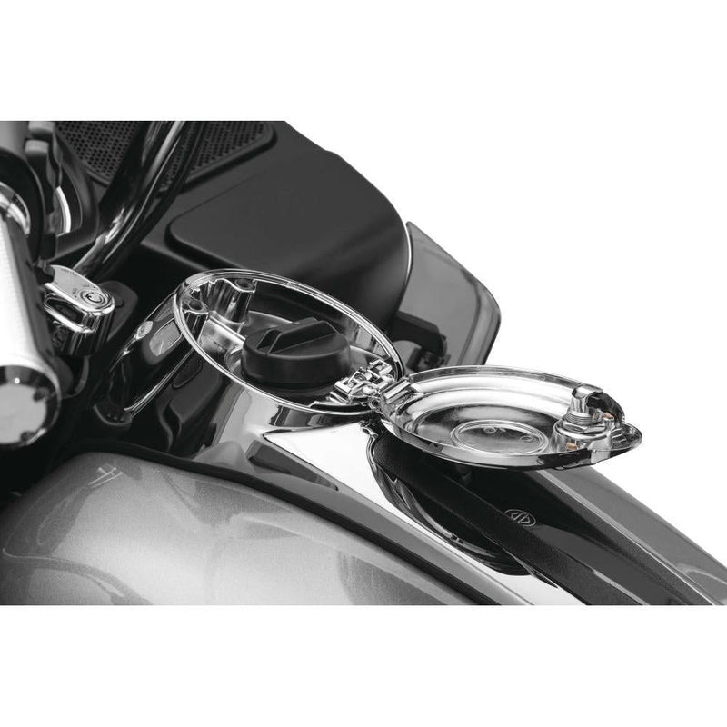 Load image into Gallery viewer, Kuryakyn Chrome Easy Fill Fuel Door 6998
