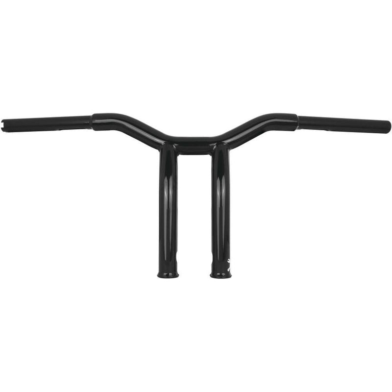 Load image into Gallery viewer, Burly Brand Dominator Bar 10" Raked Gloss Black - B12-6051B
