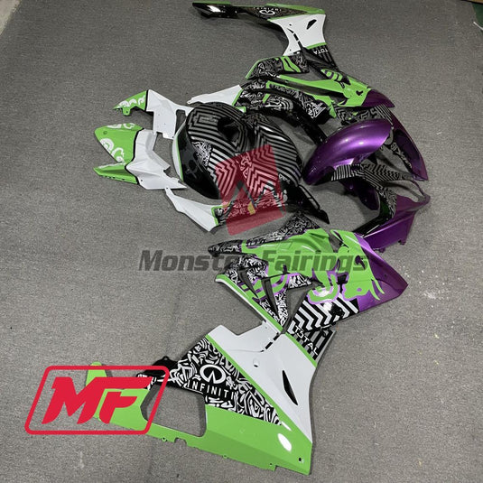 Monster Fairings Full Kit BMW S1000RR 15-16 Green Bull + Windshield + Gas Tank Cover