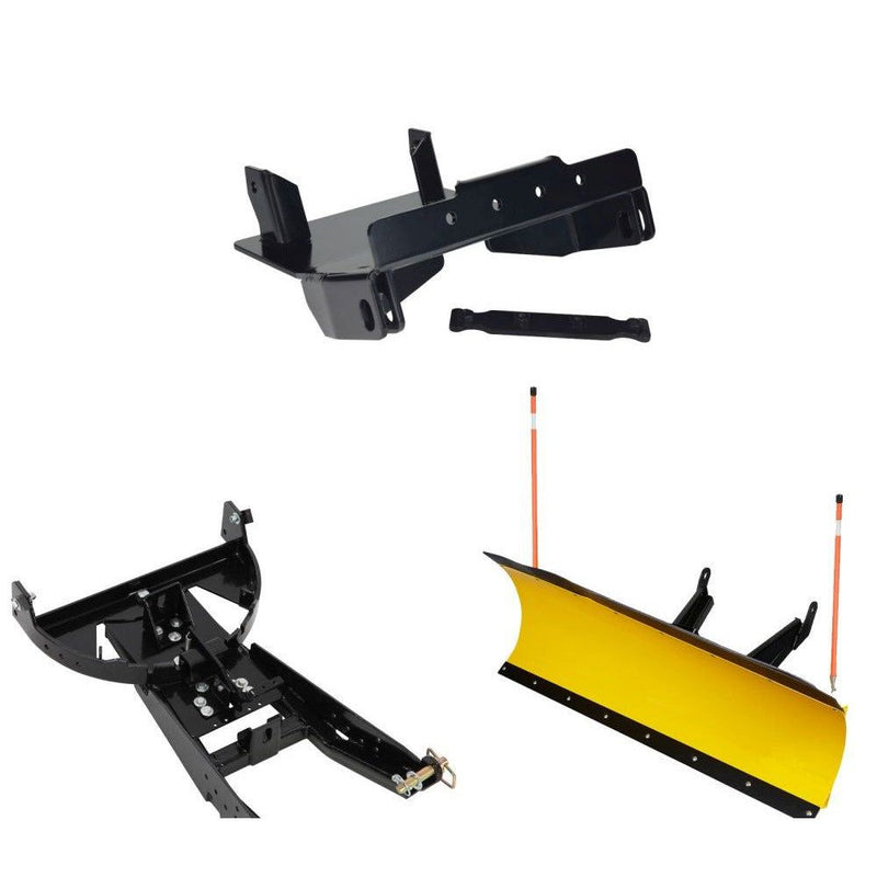 Load image into Gallery viewer, Denali Black UTV Snow Plow Kit For Yamaha Wolverine R-Spec YXE70 4x4 FI EPS 2016-2019
