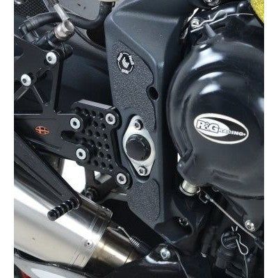 R&G Racing Black Boot Guard Kit For 2013-2016 Triumph Daytona 675 ABS EZBG801BL