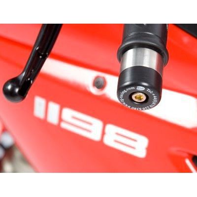 Load image into Gallery viewer, R&amp;G Racing Black Bar End Sliders For 2003-2010 Benelli Tornado Tre 900 Novecento
