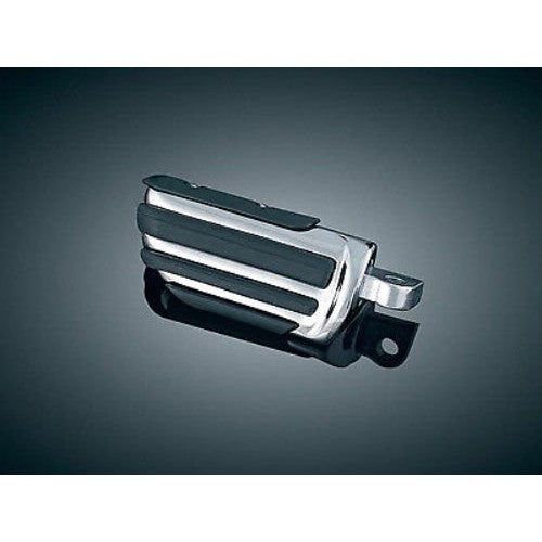 Kuryakyn Chrome Rubber Pilot Footpeg Driver Cruise Pegs Male Mount Pair Harley