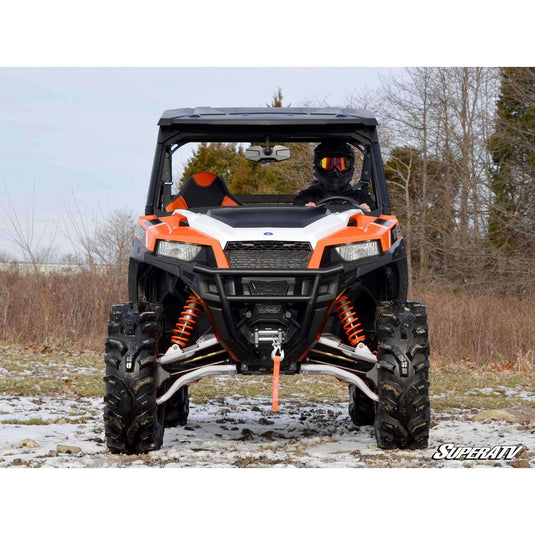 SuperATV Polaris General 2017+ High-Clearance A-Arms White Aluminum 1.5in Offset Super Duty 300M AA-P-RZR900S-1.5-HC-001-BSD-07