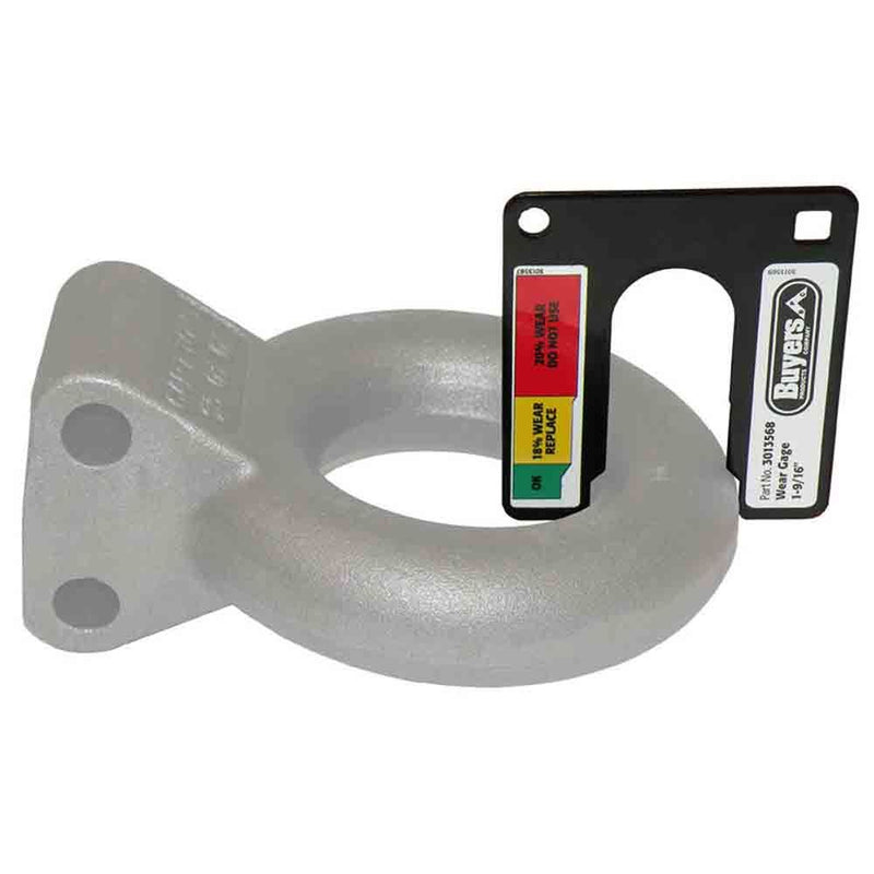 Load image into Gallery viewer, Buyers Products Drawbar or Lunette Ring Eye Wear Gauge - 5 Card Set
