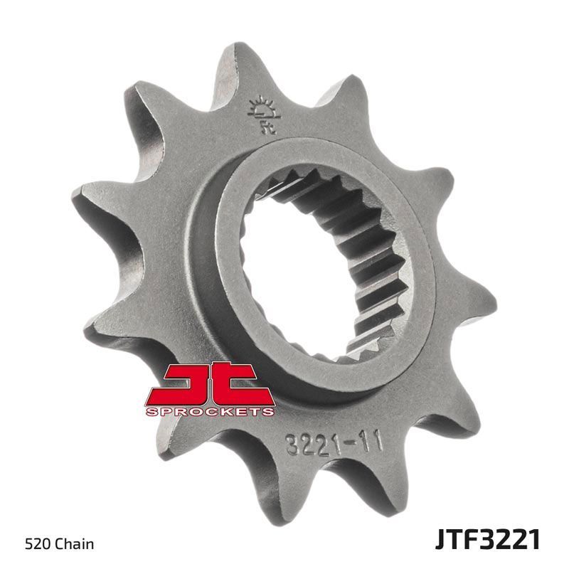 Load image into Gallery viewer, JT Sprockets Front Steel Countershaft Sprocket 11 Tooth 11T 520 Chain
