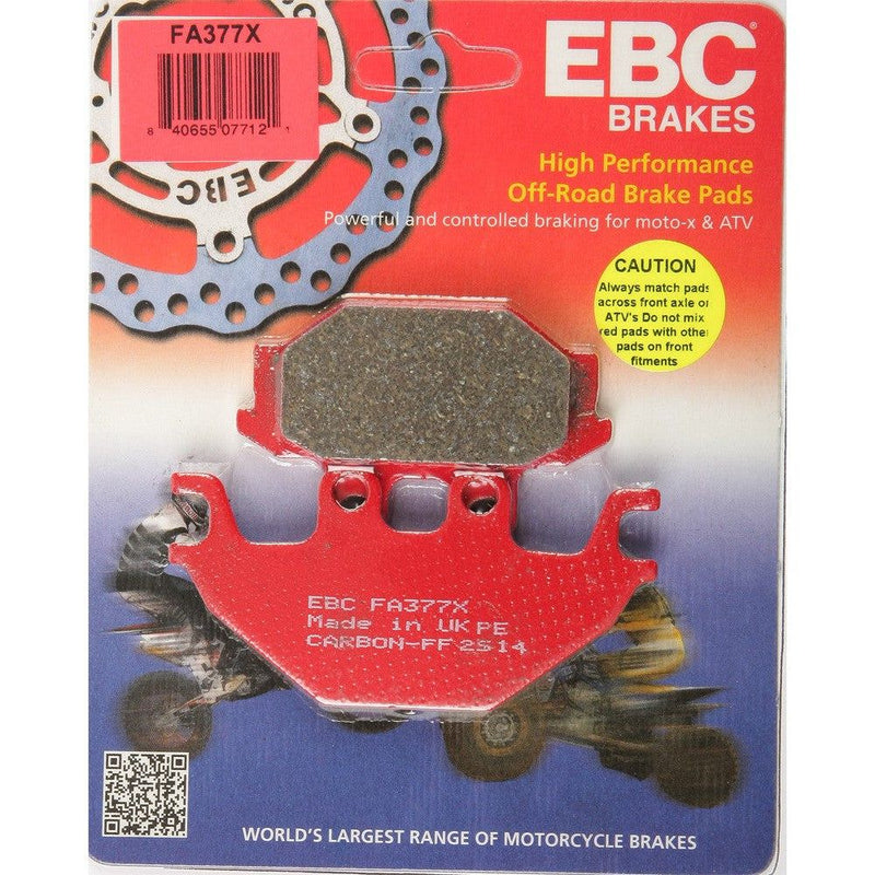 Load image into Gallery viewer, EBC 1 Pair Performance X-Series Carbon Brake Pads MPN FA377X
