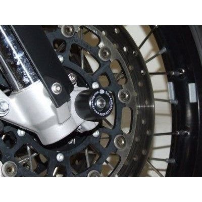 Load image into Gallery viewer, R&amp;G Racing Black Fork Protectors For 2008-2011 BMW F800GS FP0089BK
