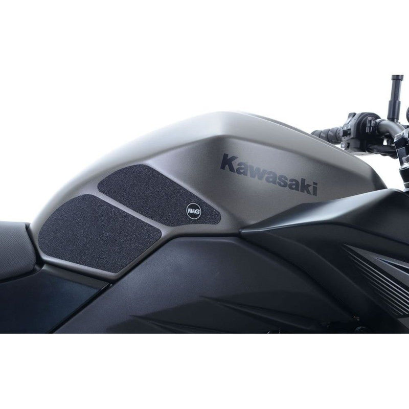 Load image into Gallery viewer, R&amp;G Racing Black Tank Traction Grip Kit For 2014-2017 Kawasaki Ninja 250SL
