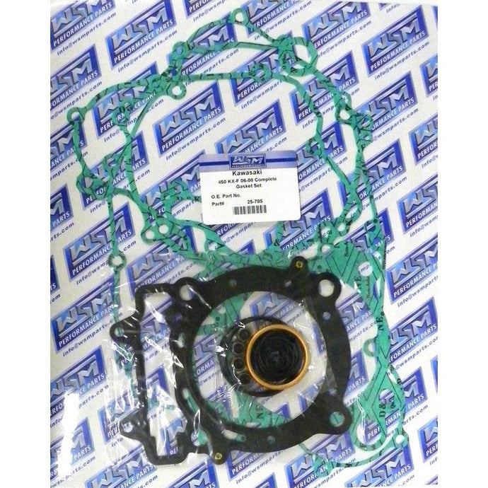 WSM Complete Gasket Kit For Kawasaki 450 KX-F 06-08 25-785