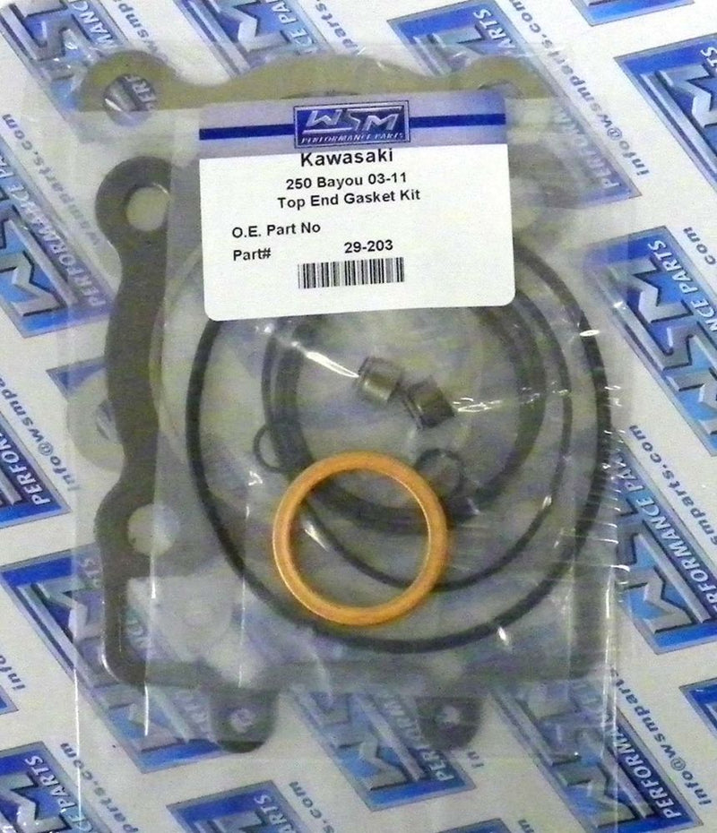 Load image into Gallery viewer, WSM Top End Gasket Kit For Kawasaki 250 Bayou 03-11 29-203
