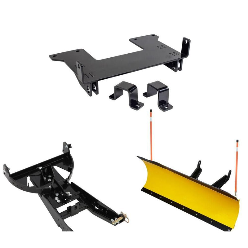 Load image into Gallery viewer, Denali Black UTV Snow Plow Kit For Honda Pioneer 700 SXS700M2 2014-2021
