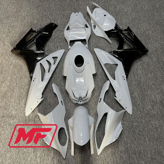Monster Fairings Full Kit BMW S1000RR 09-14 Cement Grey and Black + Windshield + Gas Tank Cover