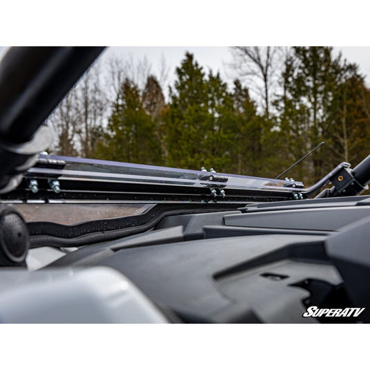 SuperATV Polaris RZR PRO XP Scratch Resistant Flip Down Windshield FDWS-P-PROXP-001-70
