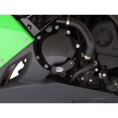 R&G Racing Black Engine Case Sliders LHS For 2008-2009 Kawasaki Ninja ZX10R ZX1000E