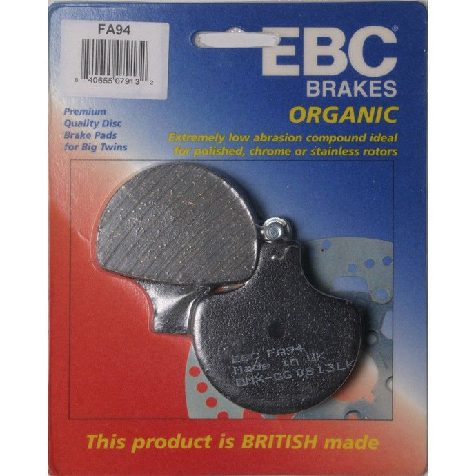 EBC 1 Pair Premium SFA Organic OE Replacement Brake Pads MPN FA94