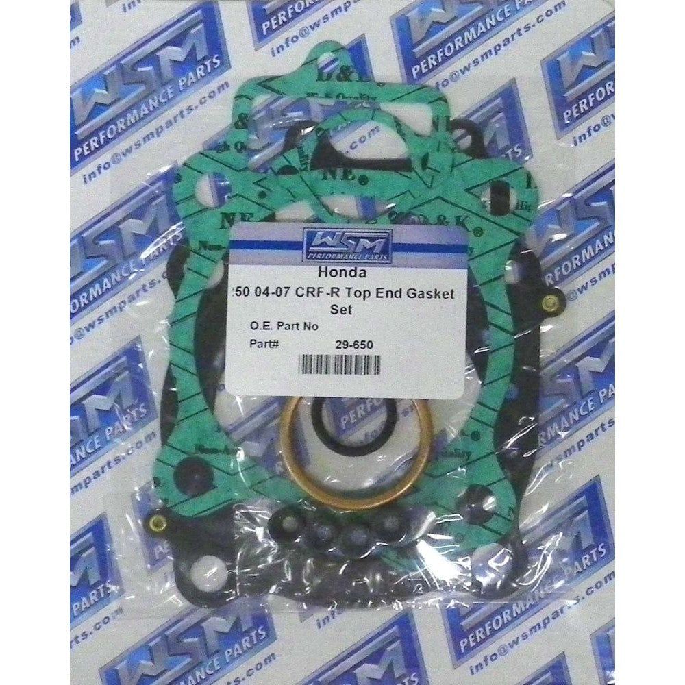 WSM Top End Gasket Kit For Honda 250 CRF-R / CRF-X 04-17 29-650