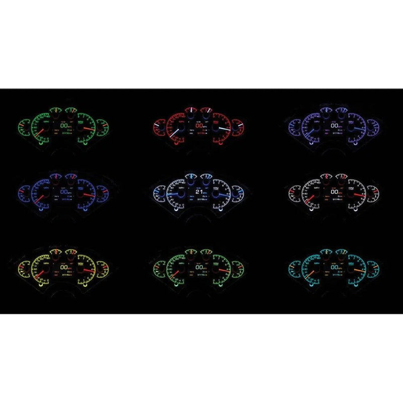 Load image into Gallery viewer, Dakota Digital 7-Piece Round HDX Analog Universal Gauge kit HDX-2070
