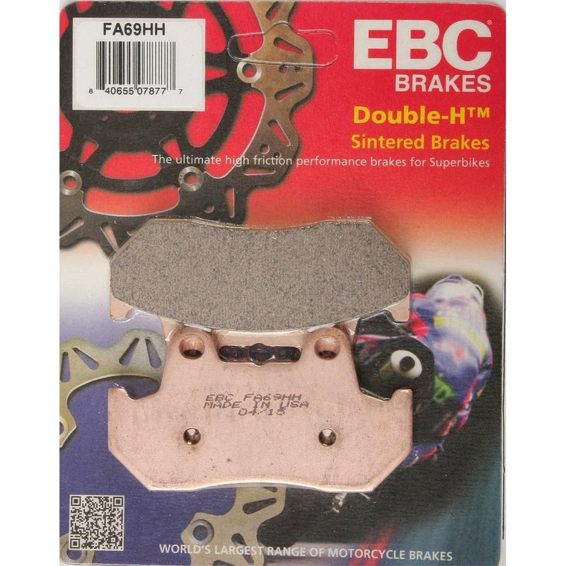 Load image into Gallery viewer, EBC 1 Pair HH Sintered Superbike Brake Pads MPN FA69HH
