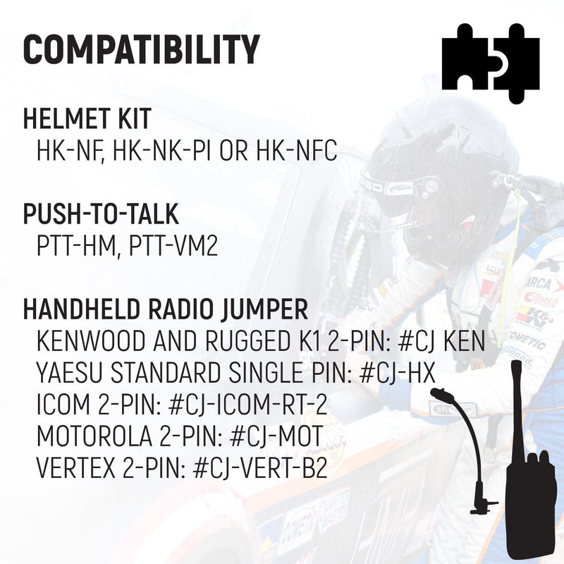 Load image into Gallery viewer, Rugged Radios NASCAR 3-Conductor 3C Circle Track Road Race Car Harness CH-N-2
