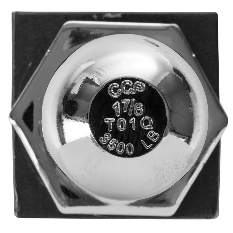 Load image into Gallery viewer, Interlock Carbon Forged Trailer Hitch Ball, 1-7/8 in. Diameter, 2,000 lbs. Capacity, 1 in. Shank Dia, 2 in. Shank Length, Chrome
