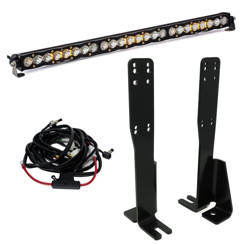 Load image into Gallery viewer, Baja Designs Lower Grille Light Bar Kit 30 inch S8 Series Driving/Combo Pattern Clear Lens 447512
