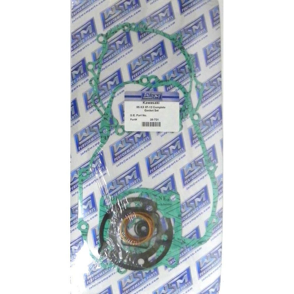WSM Complete Gasket Kit For Kawasaki 85 KX 07-12 25-721
