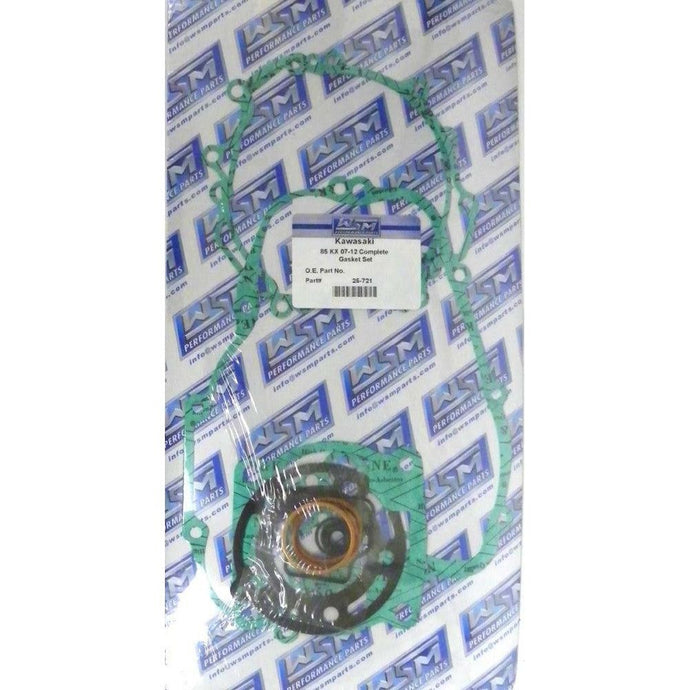 WSM Complete Gasket Kit For Kawasaki 85 KX 07-12 25-721