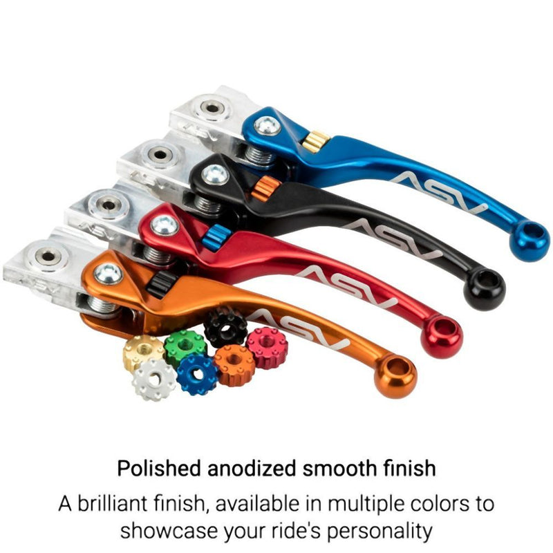Load image into Gallery viewer, ASV Red F4 Quad Model Shorty Clutch + Brake Lever Pro Pack For Honda TRX450R Kick Start 2004-2012
