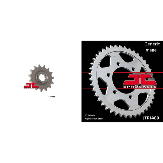 Front & Rear Sprocket Kit for Street KAWASAKI ZX600G Ninja ZX-6R 1998-2002