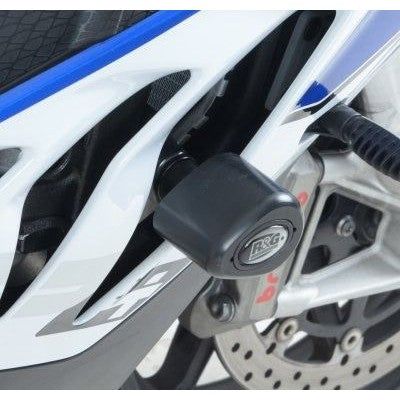 Load image into Gallery viewer, R&amp;G Racing Black Aero Style Crash Protection Bobbins For 2009-2014 BMW HP4 ABS
