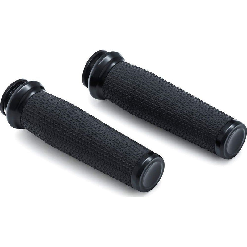 Load image into Gallery viewer, Kuryakyn Thresher Grips for Indian Satin Black
