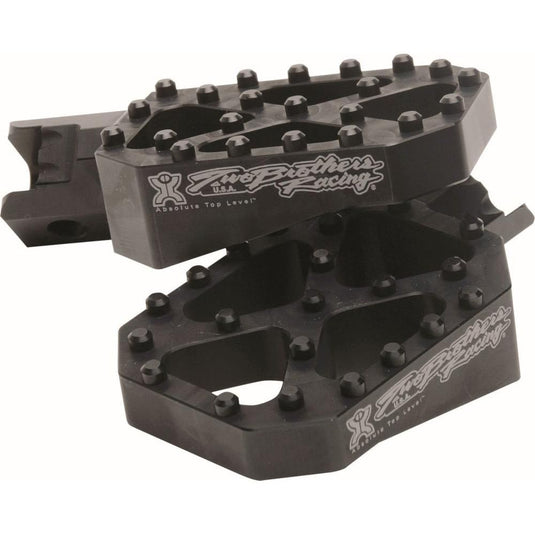 Two Brothers Racing Black Grom Billet Footpegs For Honda Grom 125 2018-2019 374-8-01