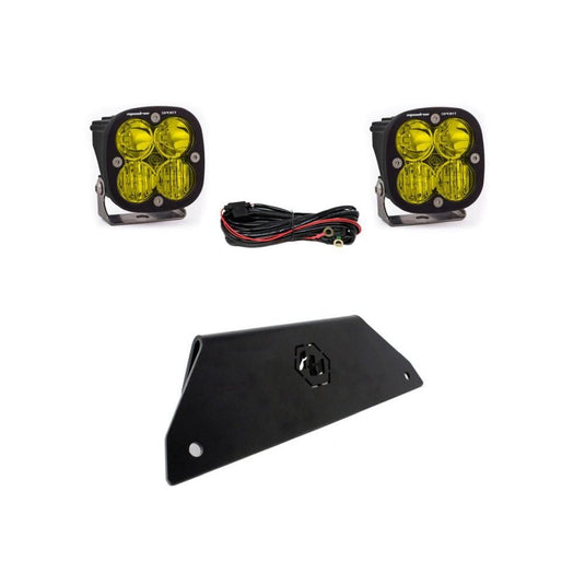 Baja Designs Lower Bumper LED Light Kit Squadron Sport Series Driving/Combo Pattern Baja Amber Lens For Polaris RZR Pro XP 2020-2022 447170