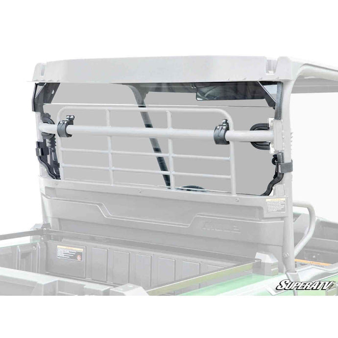 SuperATV Kawasaki Mule PRO-MX Rear Windshield RWS-K-MULEMX-76