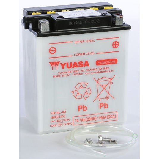 Yuasa Conventional YB14LA2 12 Volt Battery YUAM2214YIND