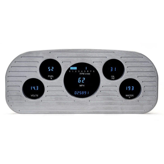 Dakota Digital 1935-1936 Ford Series III Gauge Kit with Teal/Blue Display VFD3-35F-Z