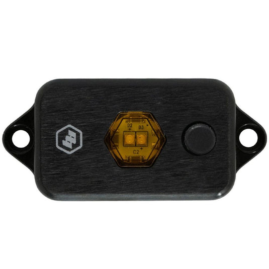 Baja Designs LED Dome Light Each With Switch Baja Amber Lens Universal 398057