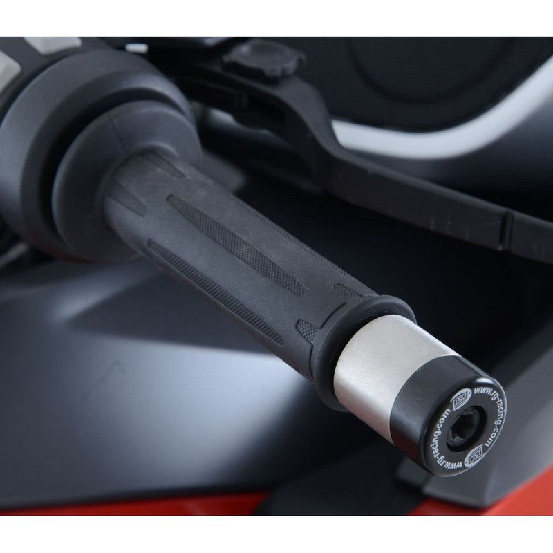 Load image into Gallery viewer, R&amp;G Racing Black Bar End Sliders For 2017-2018 BMW K1600GT SE BE0113BK
