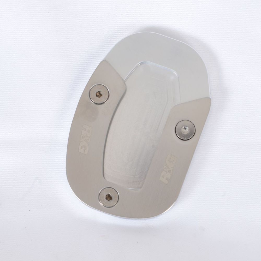 R&G Racing Silver Kickstand Shoe For 2014-2024 Yamaha MT-07 FZ-07