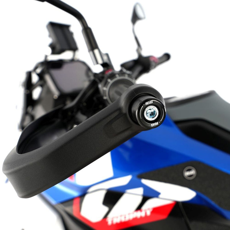 Load image into Gallery viewer, R&amp;G Racing Black Bar End Sliders For 2024-2024 BMW R 1300 GS Adventure
