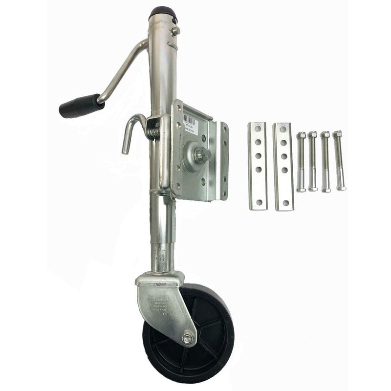 Load image into Gallery viewer, Fulton Marine Trailer Jack, 1,200 lbs. Capacity, Side Wind, Bolt-On Side Mount, 10 in. Travel
