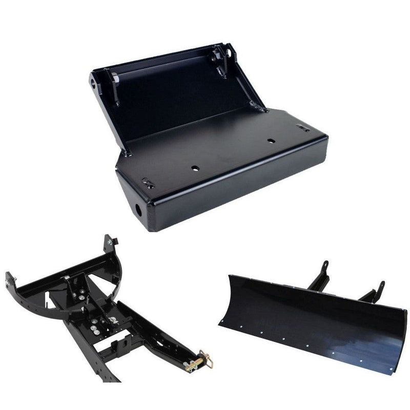Load image into Gallery viewer, Denali Black UTV Snow Plow Kit For Yamaha Wolverine RMAX2 1000 2020-2021
