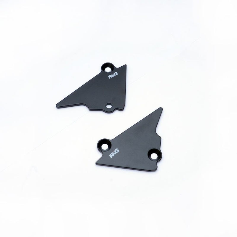 Load image into Gallery viewer, R&amp;G Racing Black Rear Foot Rest Delete Blanking Plates For 2019-2022 Zero FX ZF3.6 Modular
