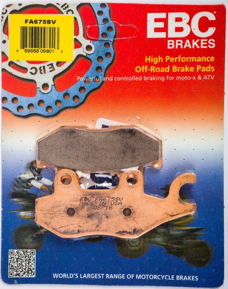 Load image into Gallery viewer, EBC 1 Pair SV Series Severe Duty Brake Pads MPN FA675SV
